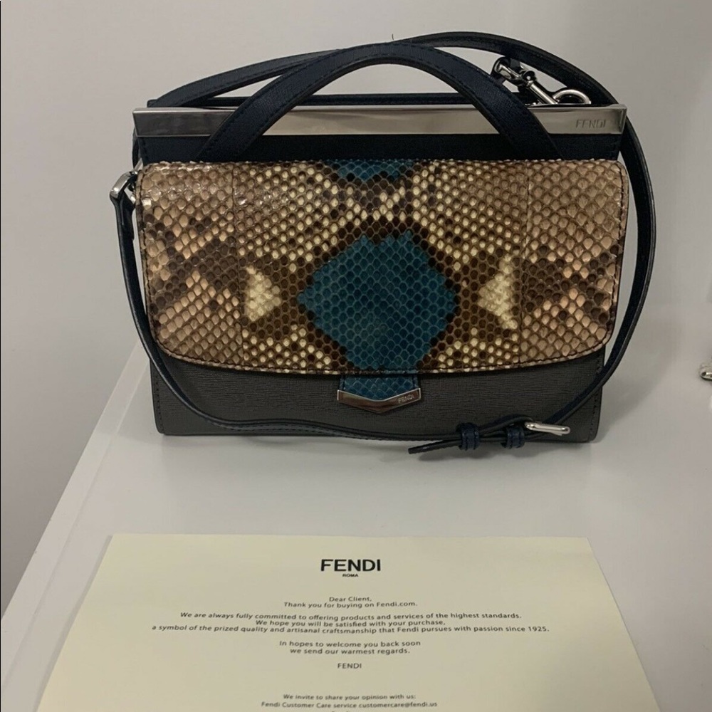 Fendi "Demi Jour Python" purse